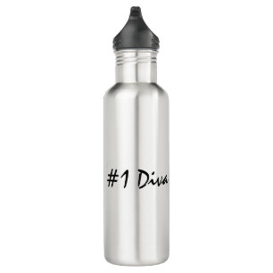 # 1 Diva  Stainless Steel Water Bottle