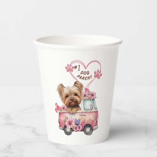 1 Dog Parent Paper Cups