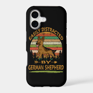 1 Easily Distracted By German Shepherd iPhone 17 Case
