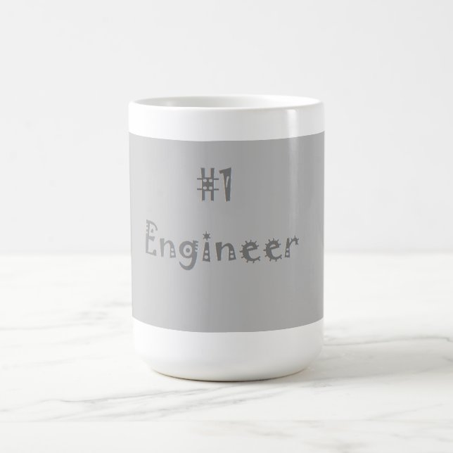 #1 Engineer Mug (gray) (Center)