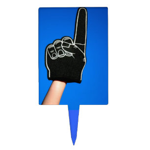 #1 Foam Finger Cake Topper