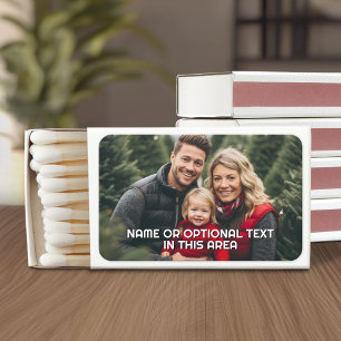 1 Full Photo and Text - Horizontal Landscape Matchboxes