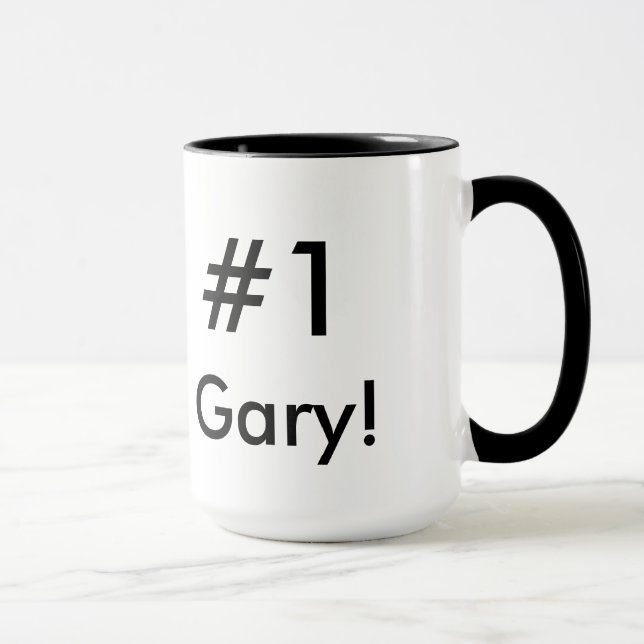 #1 Gary Superior Performer Mug (Right)