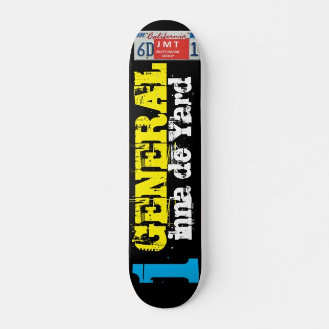 1 GENERAL INNA DE YARD Skateboard, 7¾" Deck (Front)