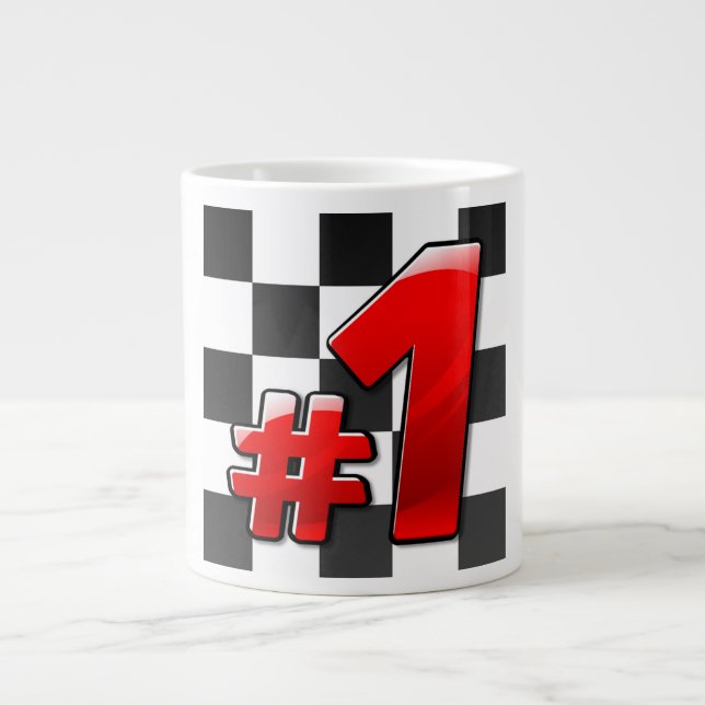 #1 GIANT COFFEE MUG (Front)