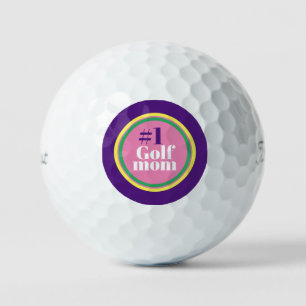 #1 Golf Mom - Mother's Day Golf Balls