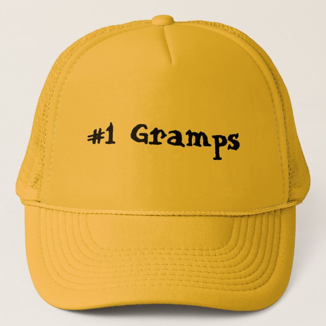 #1 Gramps Trucker Hat (Front)