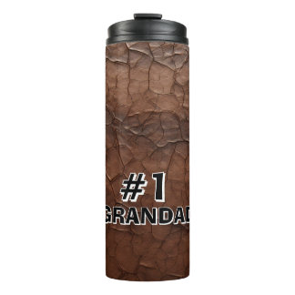 #1 Grandad Leather-look Thermal Tumbler
