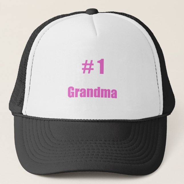 #1 grandma trucker hat (Front)