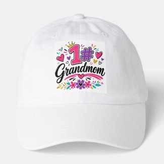 #1 Grandmom Hat