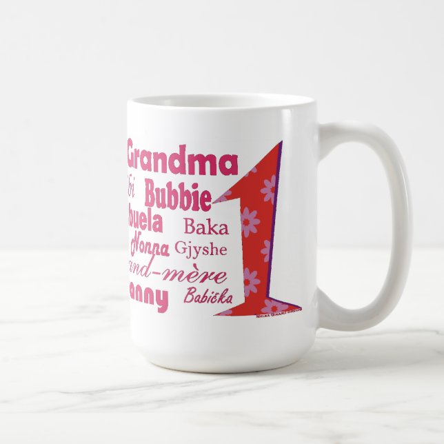 #1 Grandmother Coffee Mug (Right)