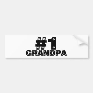 #1 Grandpa Bumper Sticker