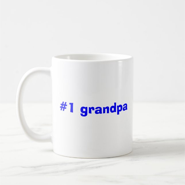 #1 grandpa coffee mug (Left)