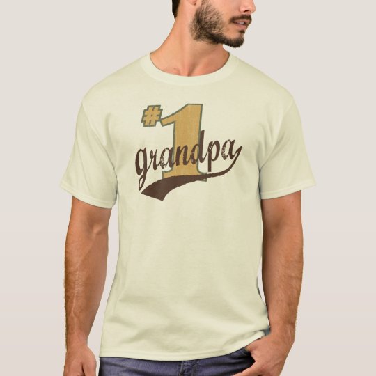 #1 Grandpa T-Shirt