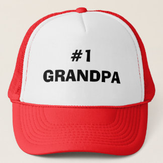 #1 GRANDPA TRUCKER HAT