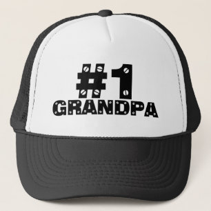 #1 Grandpa Trucker Hat