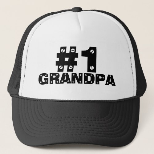 1 Grandpa Trucker Hat