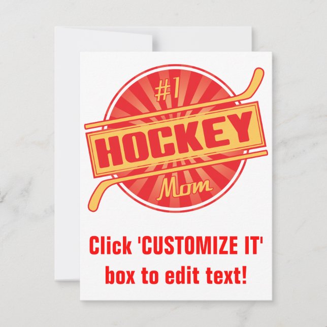 #1 Hockey Mom (Front)