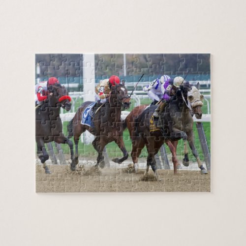 1 Horse Racing Puzzles Jigsaw Puzzle