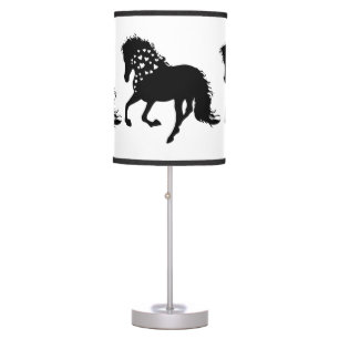 1- Horse Shirt, Horse Lover Tee, Girls Horse Table Lamp