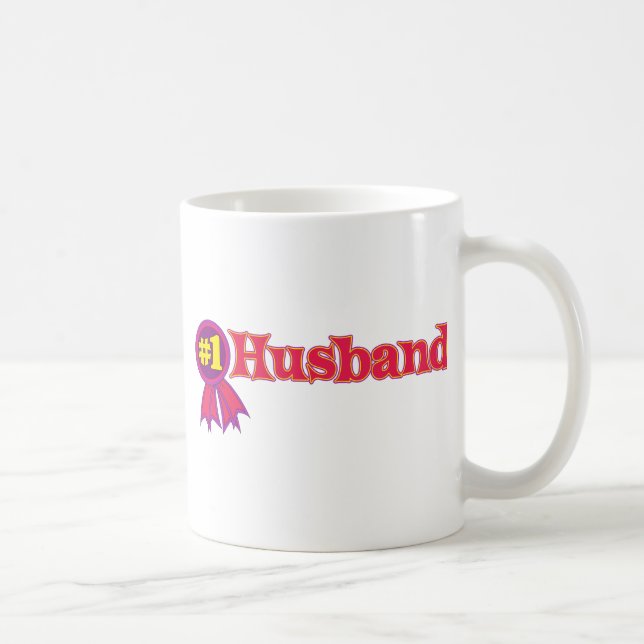 #1 Husband Coffee Mug (Right)