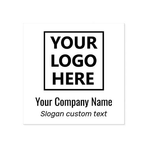 1 Image 2 Texts Your Logo Here Company Name Slogan Rubber Stamp