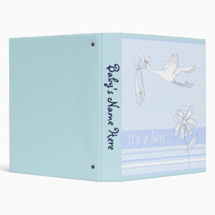 1" It's A Baby Boy Photo Album Binder