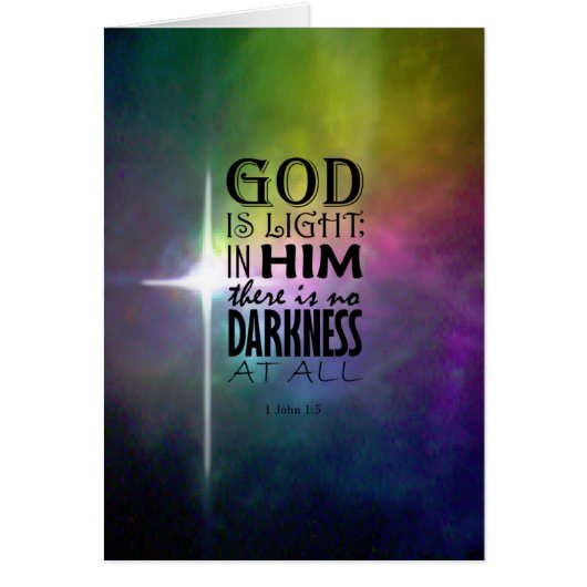 1 John 1:5 Cards (Front)