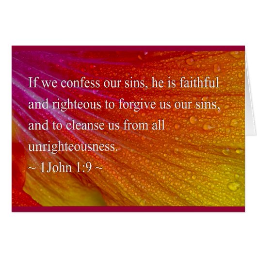 1 John 1:9 (Front Horizontal)