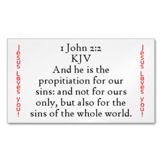 1 John 2:2 seed card magnet