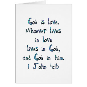 1 John 4:16 Cards
