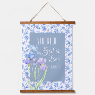 1 John 4:16 God Is Love – Personalized Christian Hanging Tapestry