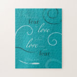 1 John 4:18 Jigsaw Puzzle<br><div class="desc">There is no fear in love but perfect love casts out fear... 1 John 4:18</div>