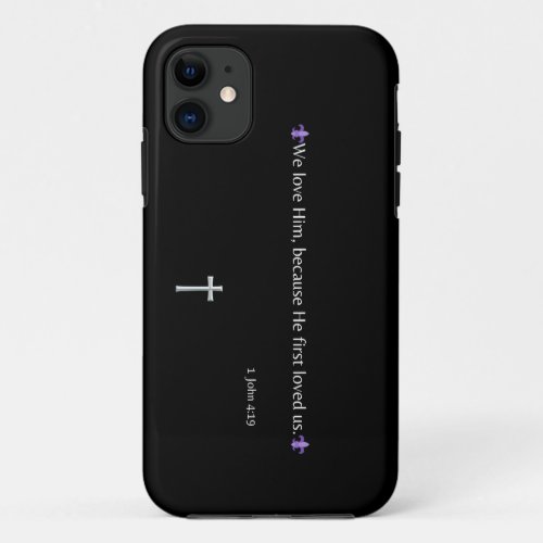 1 John 419 Bible Verse iPhone  iPad case