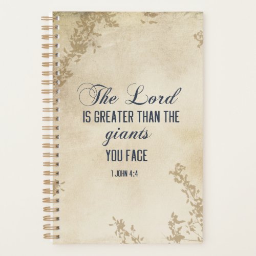 1 John 4 4 He who is in you is greater Bible Verse Planner