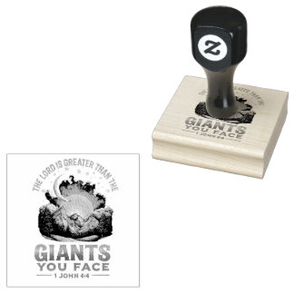 1 John 4:4  Rubber Stamp