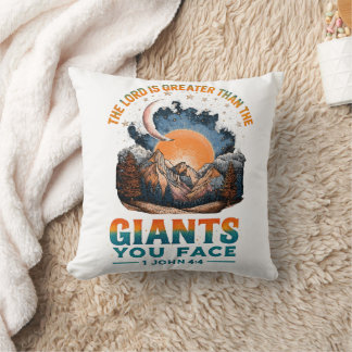 1 John 4:4 Throw Pillow