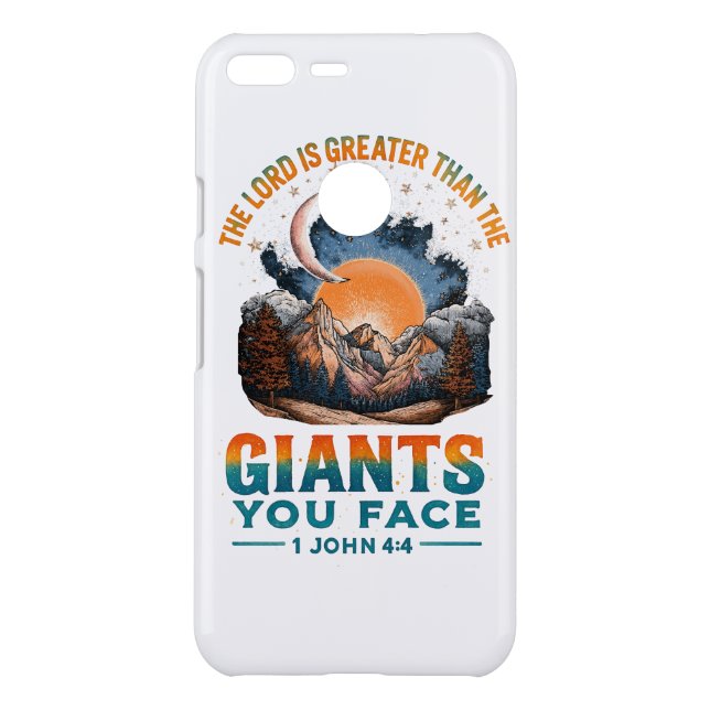 1 John 4:4  Uncommon Google Pixel XL Case (Back)