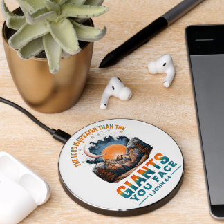 1 John 4:4 Wireless Charger