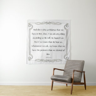 1 John 5:14-15 Tapestry