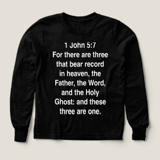 1 John 5 7 Three That Bear Record In Heaven Tri-Blend Shirts