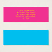 #1 kid card (Front & Back)