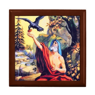 1 Kings 17 God Sends Food to Elijah gift box