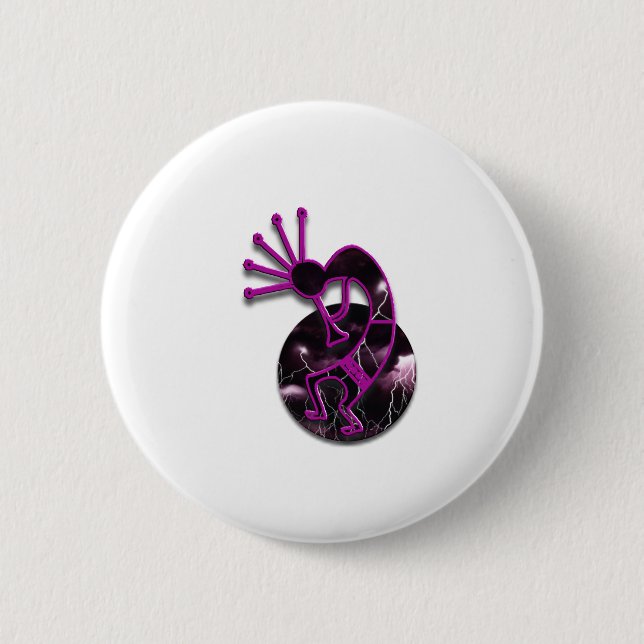 1 Kokopelli #2 Button (Front)