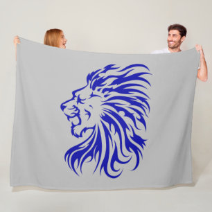 1.Lion the king of the jungle and all the animals Fleece Blanket