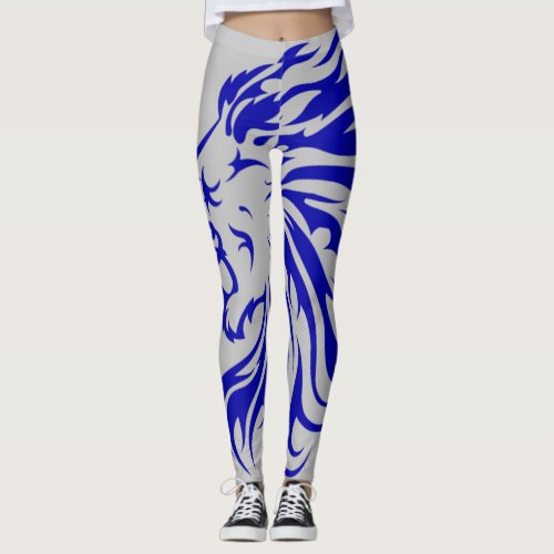 1Lion the king of the jungle and all the animals  Leggings