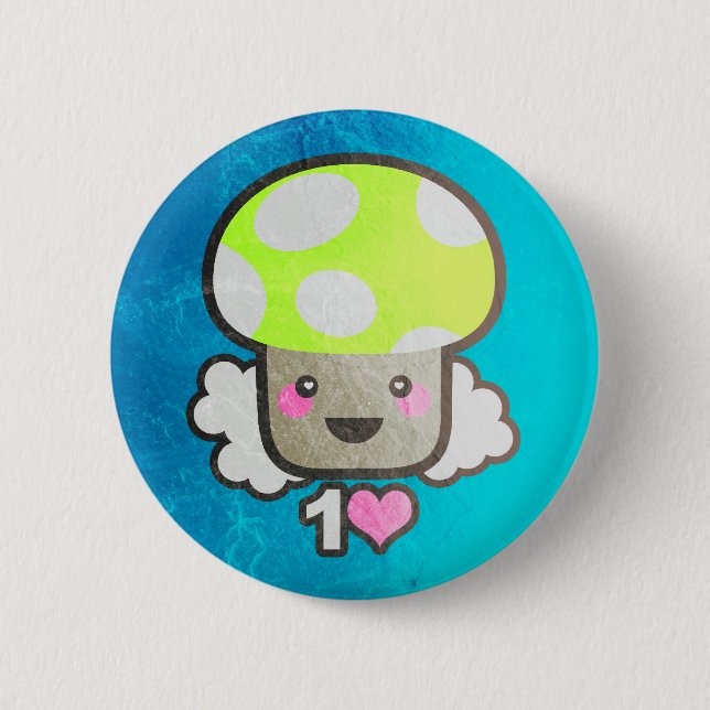 1 Love (Pin) Button (Front)