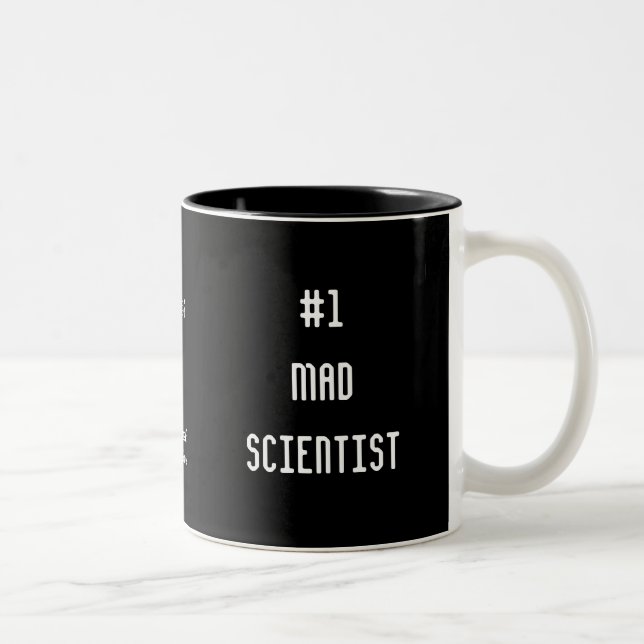 #1 Mad Scientist Two-Tone Coffee Mug (Right)