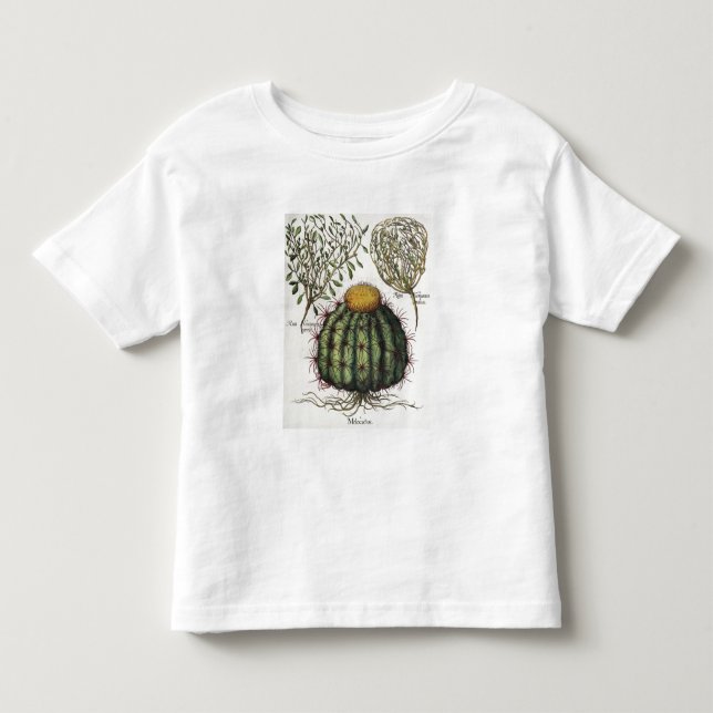 1.Melocactus; 2.Rosa Hiericontea aperta; 3.Rosa Hi Toddler T-shirt (Front)