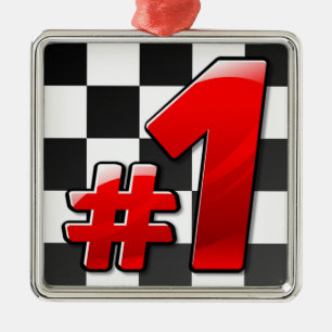 #1 METAL ORNAMENT